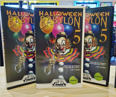 HALLOWEEN BABYLON VHS volumes 1 through 5 COLLECT THEM ALL!