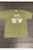 Vintage Olive Tee Screened by Babylon L