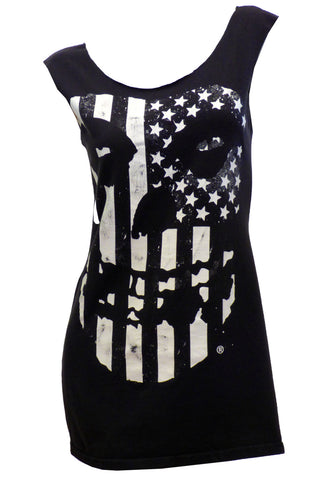 MISFITS Crimson Ghost American Flag Reshaped T-Shirt Mini Dress