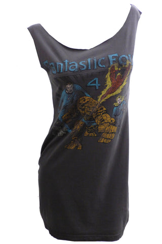 FANTASTIC FOUR Reshaped T-Shirt Dress